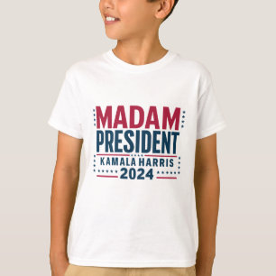 Frau Präsidentin Kamala Harris 2024 Wähle Demokrat T-Shirt