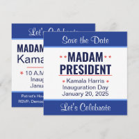 Frau Präsidentin Kamala Harris Einweihung