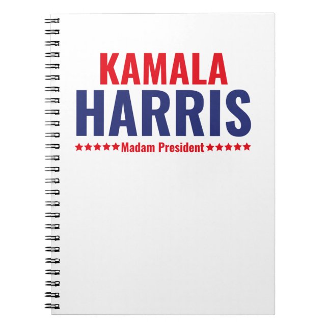 Frau Präsidentin Kamala Harris Notizblock (Vorderseite)