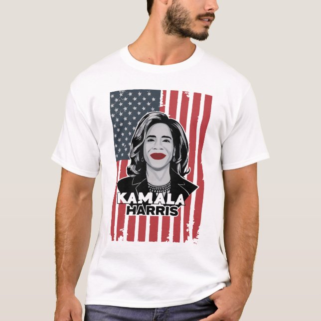 Frau Präsidentin Kamala Harris T-Shirt (Vorderseite)