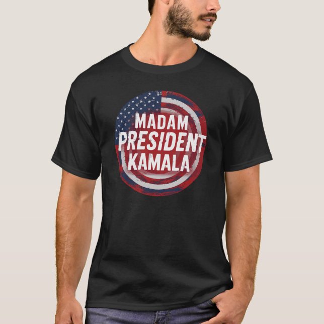 Frau Präsidentin Kamala Harris T-Shirt (Vorderseite)