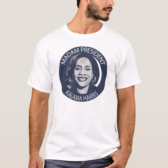 Frau Präsidentin Kamala Harris T-Shirt (Vorderseite)