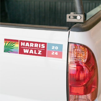 FRAU PRÄSIDENTIN KAMALA HARRIS WALZ 2024 AUTOAUFKLEBER