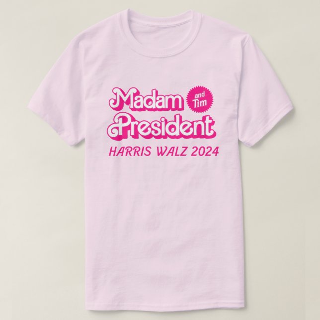 Frau Präsidentin, Tim in Rosa T-Shirt (Design vorne)