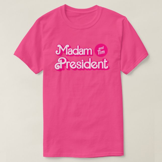 Frau Präsidentin, Tim in Rosa T-Shirt (Design vorne)
