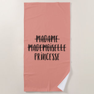 Frau Prinzessin Strandtuch