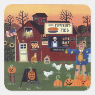 Frau Pumpkins Pies Sticker