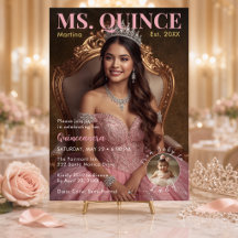 Frau Quince Elegant Pink Fünfzehnte Feier