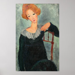 Frau Red Hair - Amedeo Modigliani Kunstposter Poster