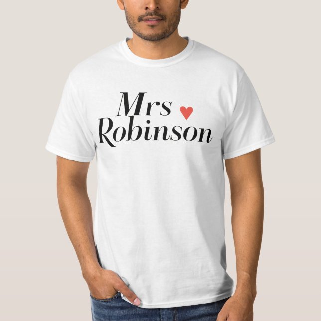 Frau Robinson T - Shirt - Ikonischer Vintager Zita (Vorderseite)