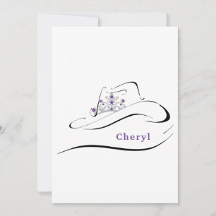 Frau Rodeo Crown Pageant Mitteilungskarten