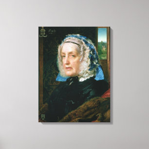 Frau Rose Leinwanddruck