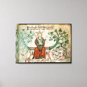 Frau Royal 20 A11 Richard I (1157-1999) (The Lion- Leinwanddruck