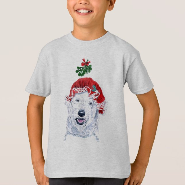 Frau Sankt Labradoodle Kids T-shirt (Vorderseite)