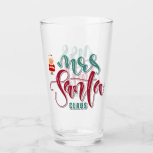Frau Santa Claus Glas