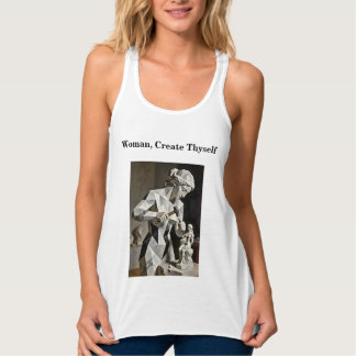 Frau, schaffe dich selbst – Selbst konstruiertes P Tank Top
