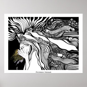 Frau schreien nicht poster