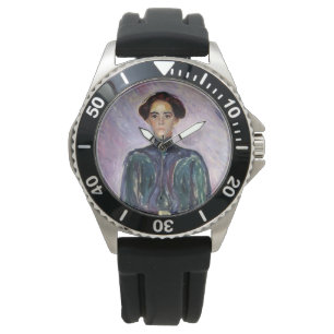 Frau Schwarz (von Edvard Munch) Armbanduhr