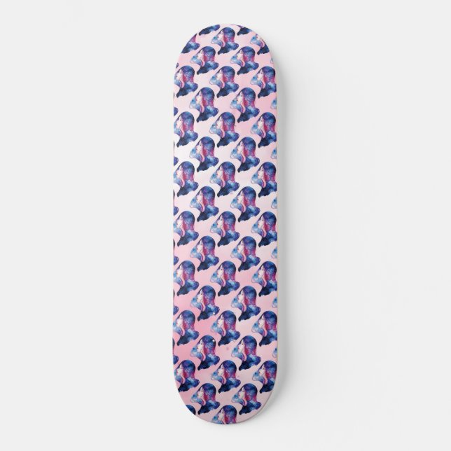 Frau Skateboard (Vorderseite)