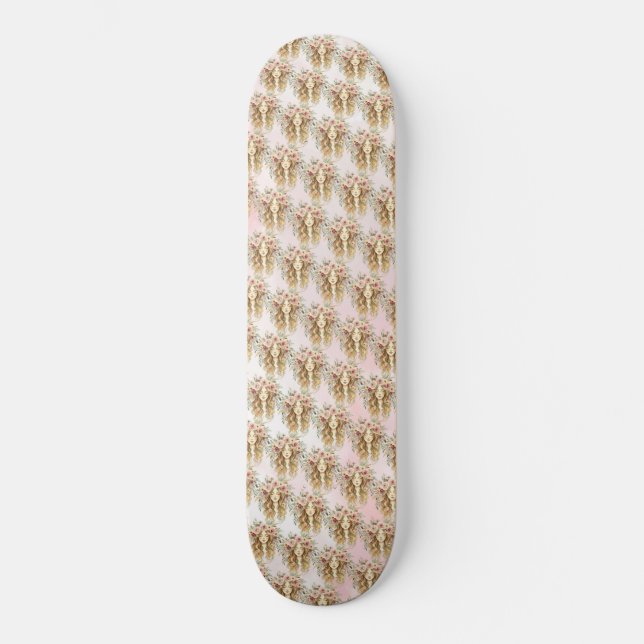 Frau Skateboard (Vorderseite)