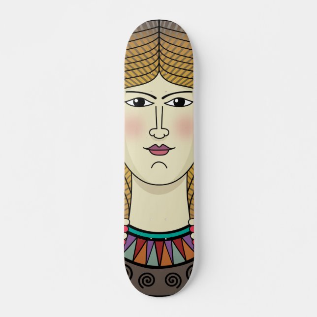 Frau Skateboard (Vorne)