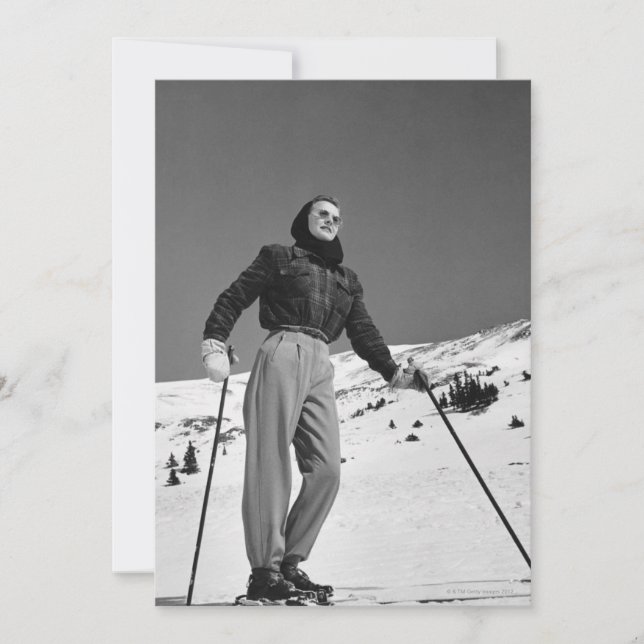Frau Skier (Vorderseite)