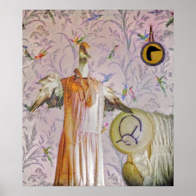 Frau Smews Portrait Poster (Vorne)