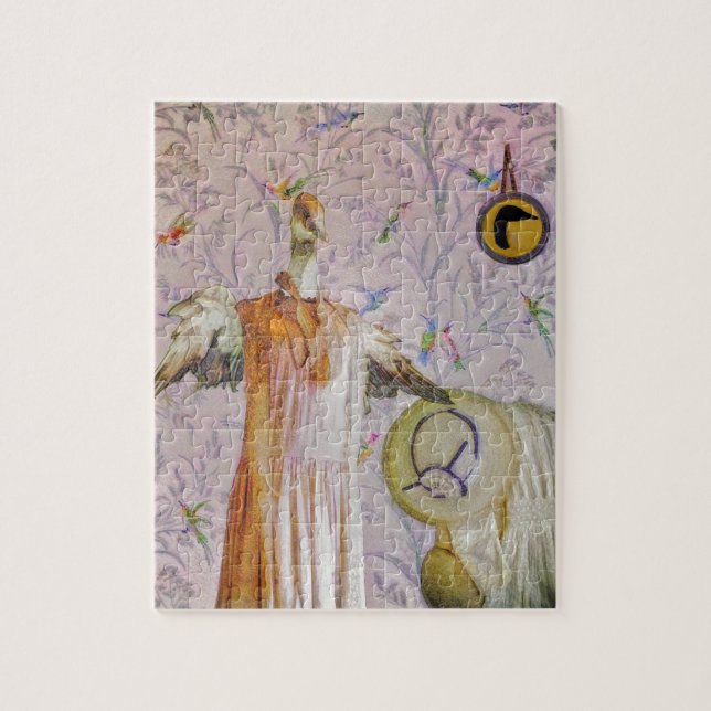 Frau Smews Portrait Puzzle (Vertikal)