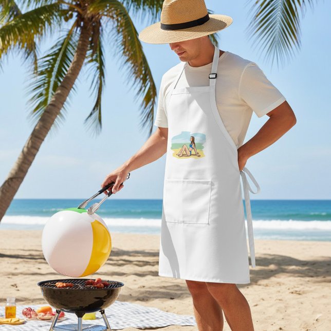 Frau Sonnenbaden Schürze (Von Creator hochgeladen)