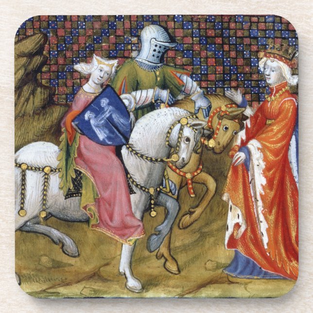 Frau Spant 120 die Dame des Sees, der Guinevere Getränkeuntersetzer (Vorderseite)