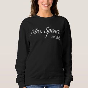 Frau SPENCE 2023 neue Braut Brautparty Hochzeit Sweatshirt