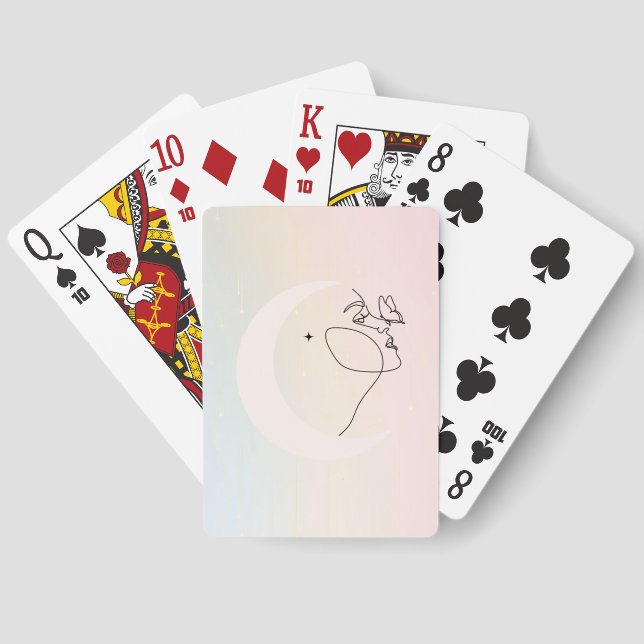 Frau Spielkarten (Rückseite)