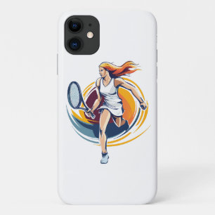 Frau spielt Tennis Case-Mate iPhone Hülle