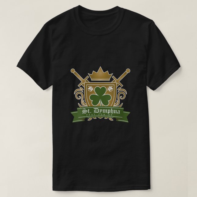 Frau St Dymphna Irish Princess St Patricks Day C T-Shirt (Design vorne)