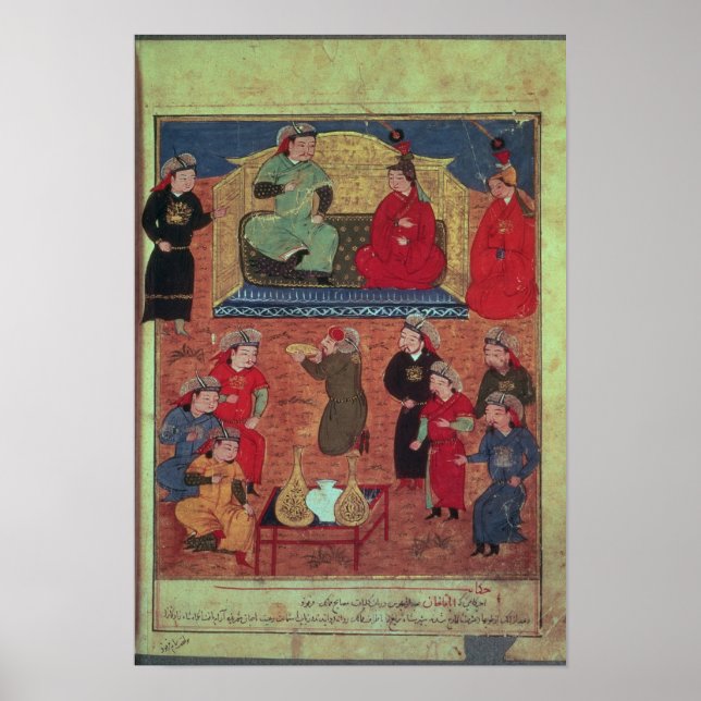 Frau Supp. Pers.Arghan Khan mit zwei seiner Poster (Vorne)