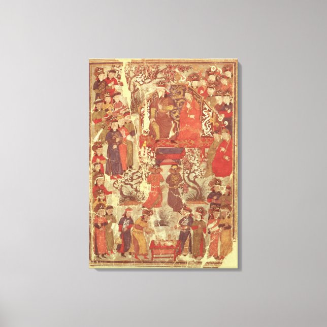 Frau Supp. Pers.Genghis Khan und seine Ehefrau Leinwanddruck (Vorderseite)