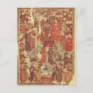 Frau Supp. Pers.Genghis Khan und seine Ehefrau Postkarte