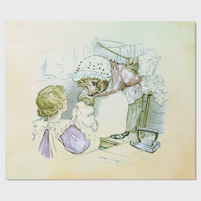 Frau Tiggy-Winkle 1 Geschenkpapier (Flach)