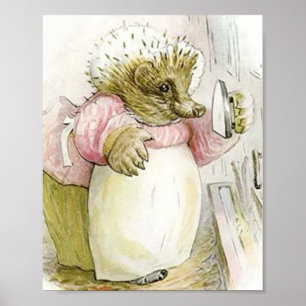 Frau Tiggywinkle Beatrix Potter Poster