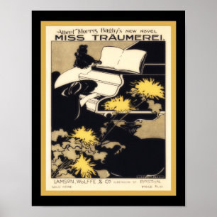 Frau Traumerei 1895 Art Nouveau Poster