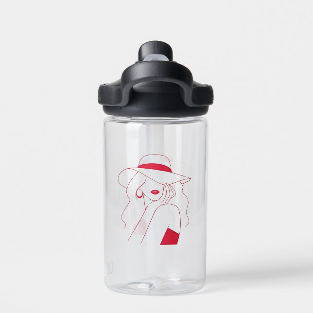 Frau Trinkflasche (Rückseite)