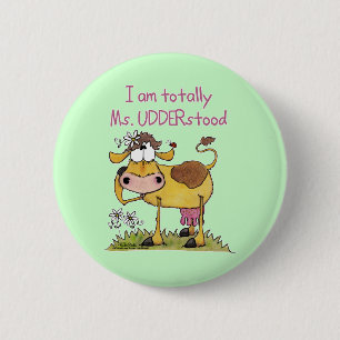 Frau UDDERstand Button
