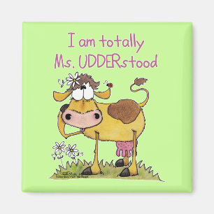 Frau UDDERstand Magnet