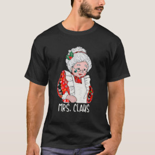 Frau und Herr Santa Claus Paare treffen Weihnachte T-Shirt