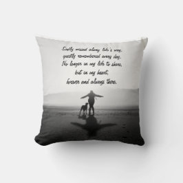 Frau und Hund - die einzigen in der Welt Kissen