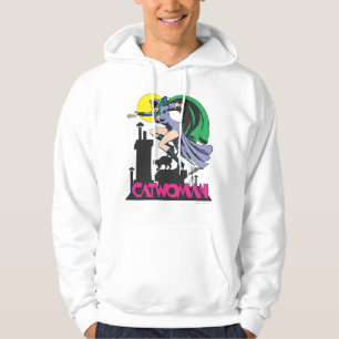 Frau und Logo rosa Hoodie