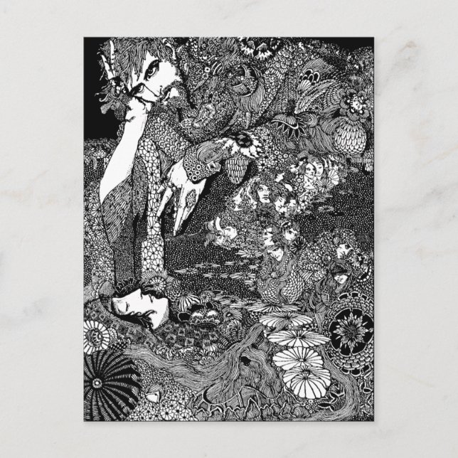 Frau und Mann Postkarte (Vorderseite)