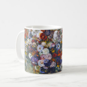 Frau und Vase der Blume, Edgar Degas Kaffeetasse