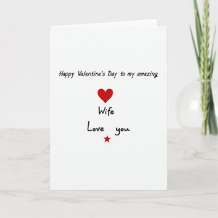 Frau Valentinstag Lieb Dich Karte
