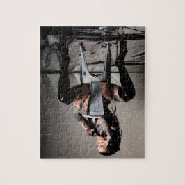 Frau Velvet Revolver Logo für die Markenbezeichnun Puzzle